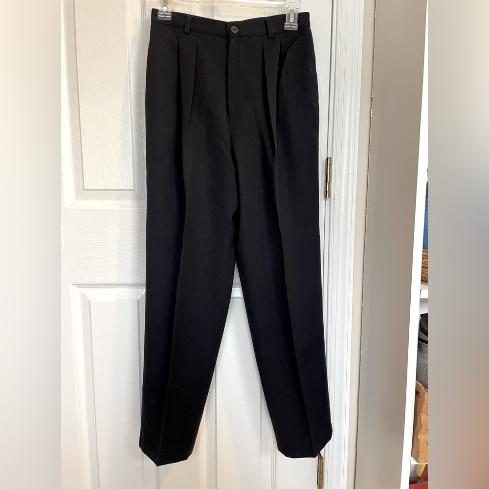 David N Petites vintage, high waisted, pleated trousers